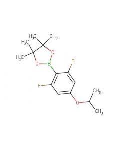 Astatech 2-(2,6-DIFLUORO-4-ISOPROPOXYPHENYL)-4,4,5,5-TETRAMETHYL-1,3,2-DIOXABOROLANE; 0.25G; Purity 95%; MDL-MFCD23380287